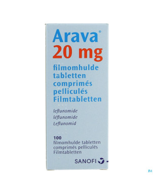 Arava 20mg pi pharma comp pell. 100x20mg pip