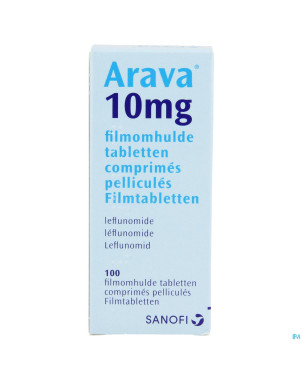 Arava 10mg pi pharma comp pell. 100x10mg pip