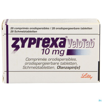 Zyprexa velotab 10mg pi pharma comp orodisp.28 pip