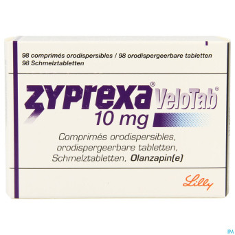 Zyprexa velotab 10mg pi pharma comp orodisp.98 pip