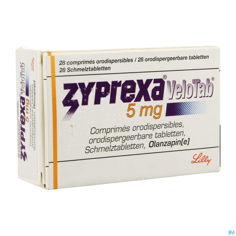 Zyprexa velotab  5mg pi pharma comp orodisp.28 pip