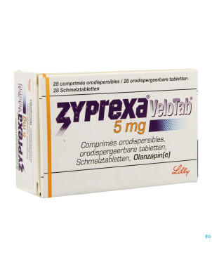 Zyprexa velotab  5mg pi pharma comp orodisp.28 pip