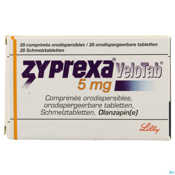 Zyprexa velotab  5mg pi pharma comp orodisp.28 pip