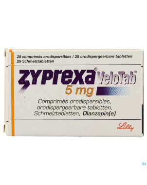 Zyprexa velotab  5mg pi pharma comp orodisp.28 pip