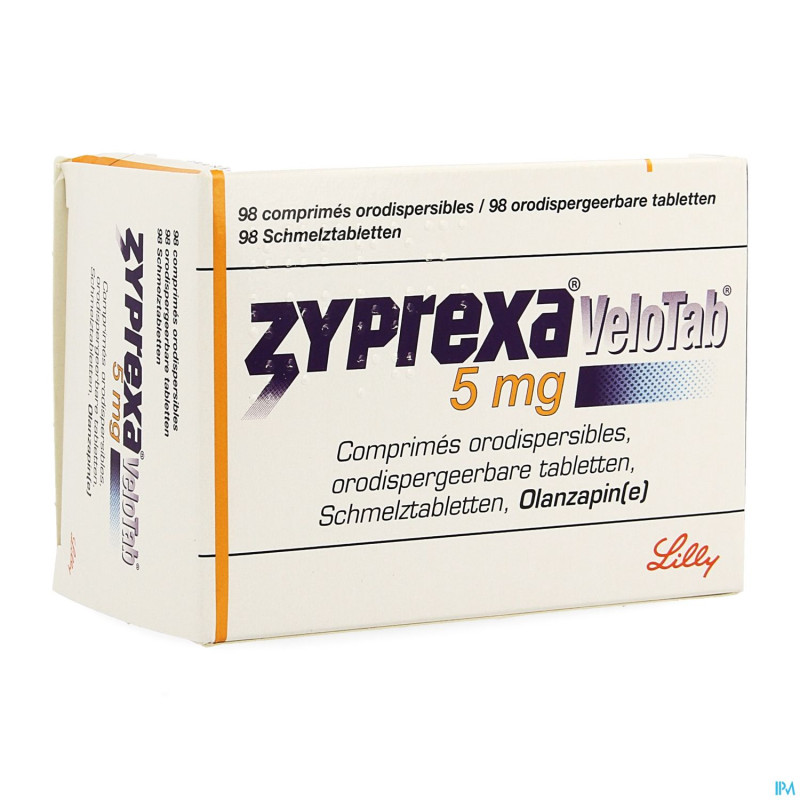 Zyprexa velotab  5mg pi pharma comp orodisp.98 pip