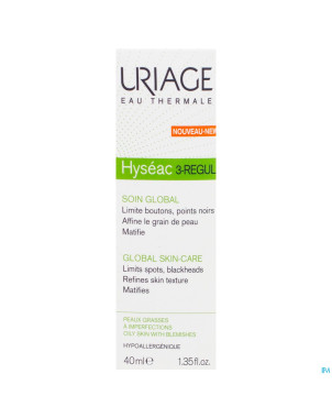 Uriage hyseac 3-regul soin global creme 40ml