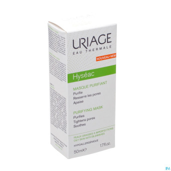 Uriage hyseac masque purifiant 50ml