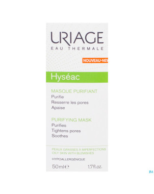 Uriage hyseac masque purifiant 50ml