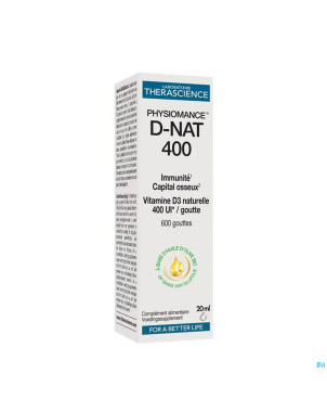 D-nat 400    fl gutt 20ml physiomance phy268