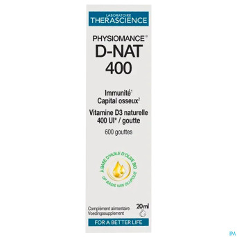 D-nat 400    fl gutt 20ml physiomance phy268