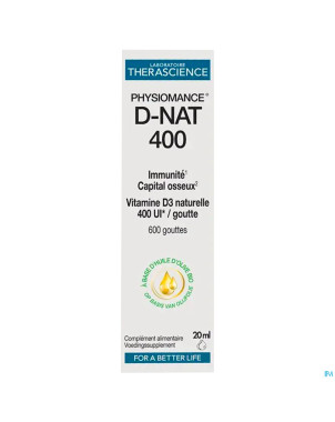 D-nat 400    fl gutt 20ml physiomance phy268