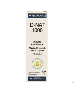 D-nat 1000    fl gutt 20ml physiomance phy269