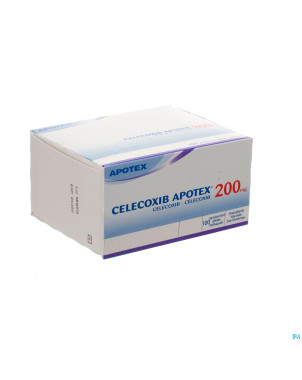 Celecoxib apotex 200mg caps hard dur 100