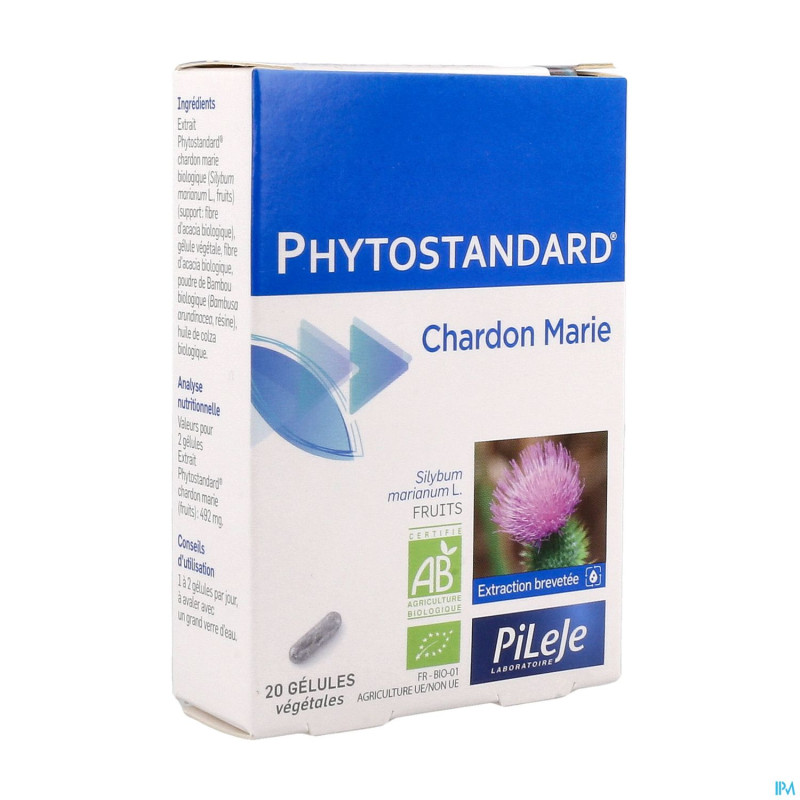 Phytostandard chardon marie    caps  20