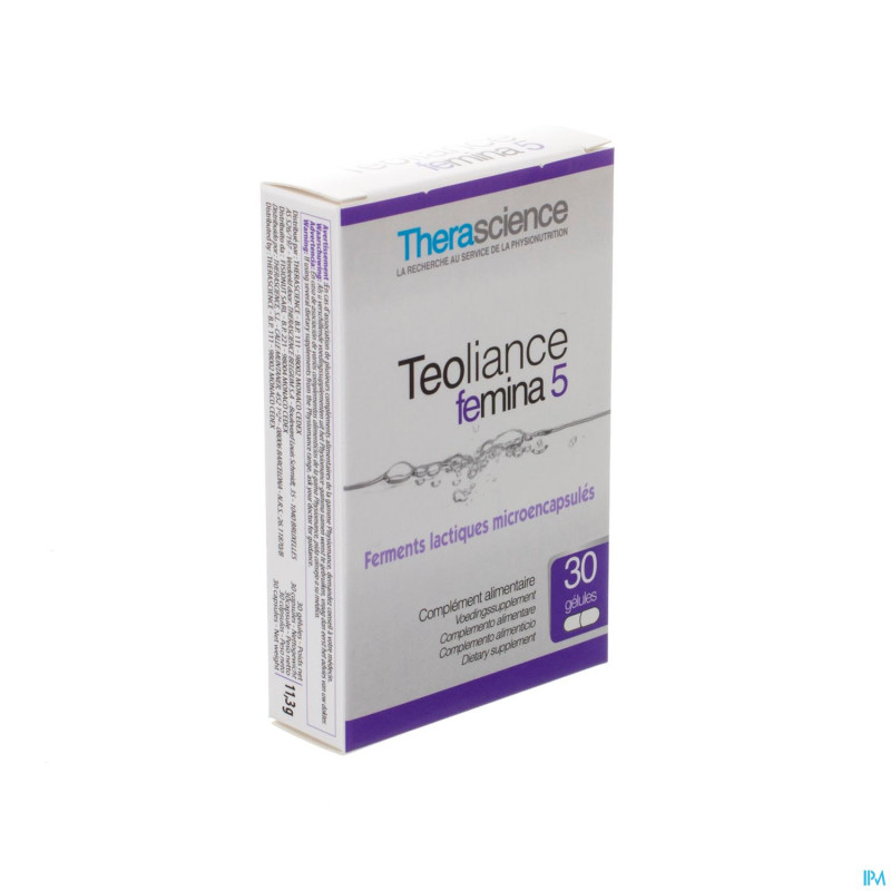 Femina 5    caps 30 teoliance phy270