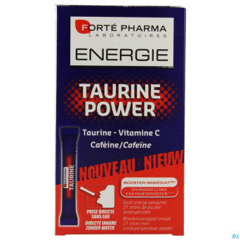 Energie taurine power pdr orodisp. sticks 21