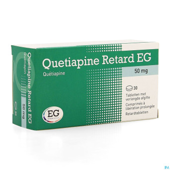 Quetiapine retard eg 50mg lib.prol.comp 30x50mg
