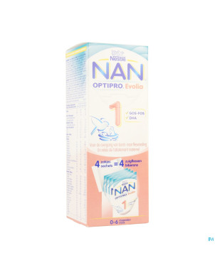 Nan optipro evolia 1 lait poudre    4x26g