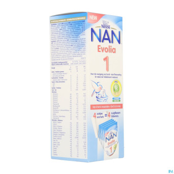 Nan optipro evolia 1 lait poudre    4x26g