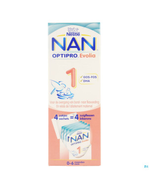 Nan optipro evolia 1 lait poudre    4x26g