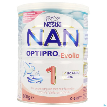 Nan optipro evolia 1 lait poudre    800g