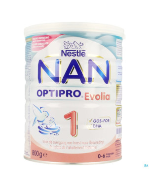 Nan optipro evolia 1 lait poudre    800g