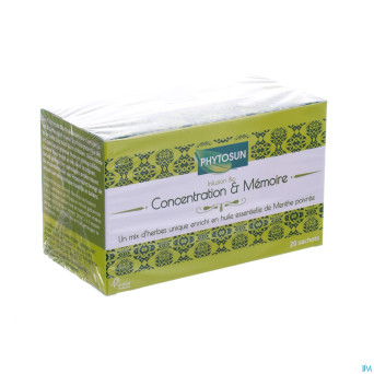 Phytosun bio infus. concentration & memoire 20 be2