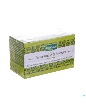 Phytosun bio infus. concentration & memoire 20 be2