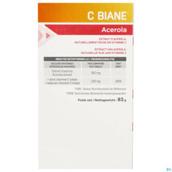 Cbiane acerola comp 60