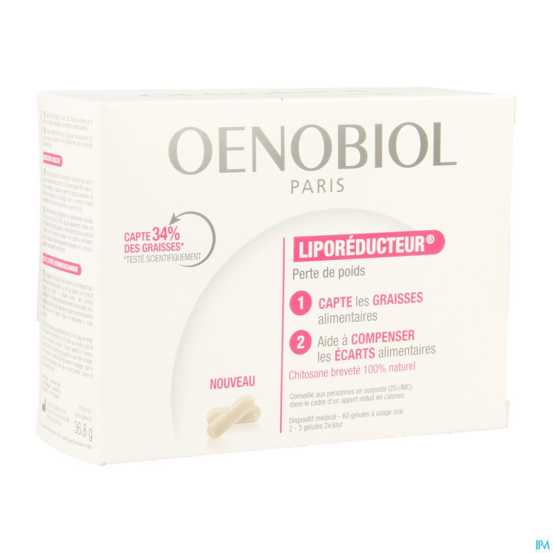 Oenobiol liporeducteur    caps 1x60