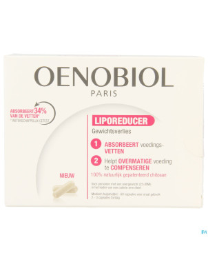 Oenobiol liporeducteur    caps 1x60