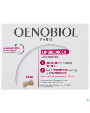 Oenobiol liporeducteur    caps 1x60