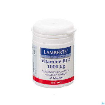 Lamberts vitamine b12 1000mcg    tabl  60