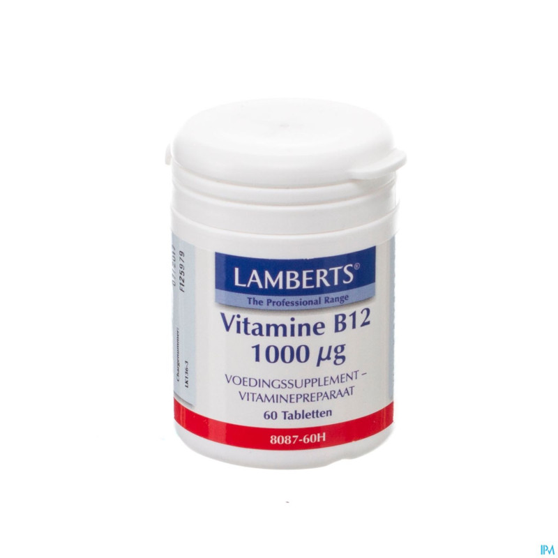 Lamberts vitamine b12 1000mcg    tabl  60