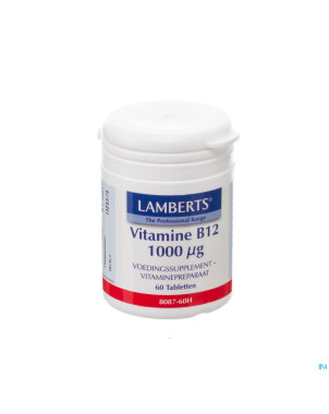 Lamberts vitamine b12 1000mcg    tabl  60