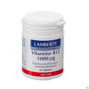 Lamberts vitamine b12 1000mcg    tabl  60