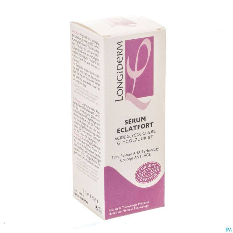 Longiderm serum eclafort 8%    pompfl  30ml