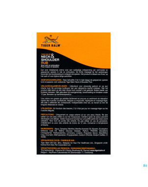 Baume du tigre neck&shoulder rub cr 50g