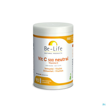 Vit c 500 neutral be life v-caps 90