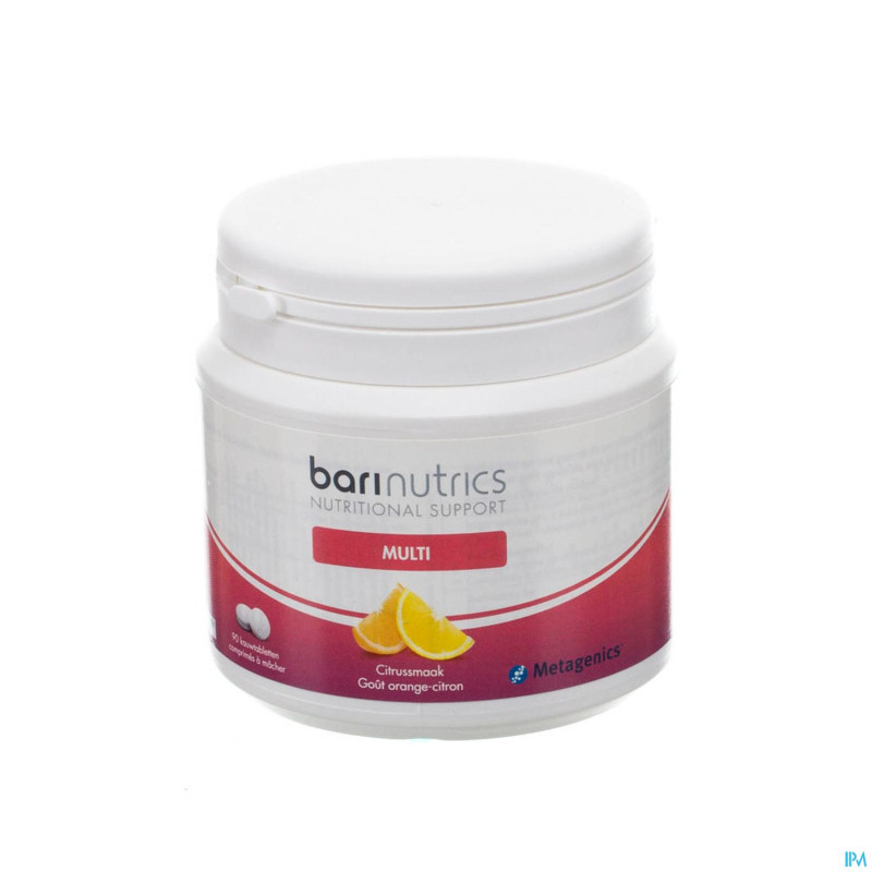 Barinutrics multi citron-orange    comp croq 90