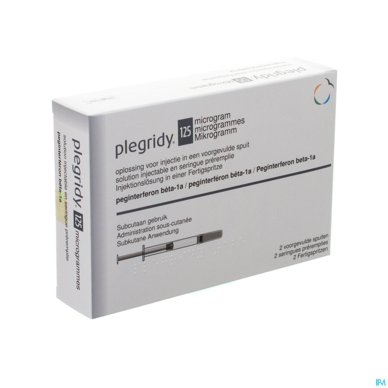 Plegridy 125mcg sol inj sc ser prerempli 2