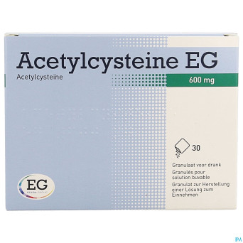 Acetylcysteine eg 600mg gran. sol buv. sach  30