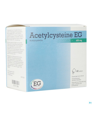 Acetylcysteine eg 600mg gran. sol buv. sach  60