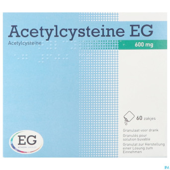 Acetylcysteine eg 600mg gran. sol buv. sach  60