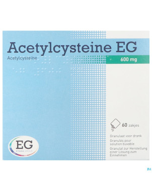 Acetylcysteine eg 600mg gran. sol buv. sach  60