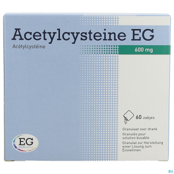 Acetylcysteine eg 600mg gran. sol buv. sach  60