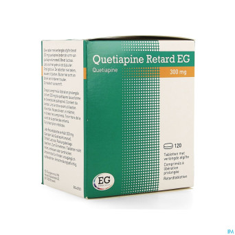 Quetiapine retard eg 300mg lib.prol.comp 120x300mg