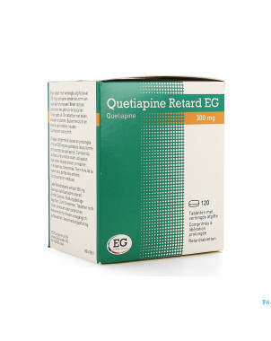 Quetiapine retard eg 300mg lib.prol.comp 120x300mg