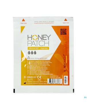 Honeypatch mini-moist miel cic.5g+alg.ster 5x5cm 1