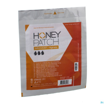 Honeypatch mini-moist miel cic.5g+alg.ster 5x5cm 1